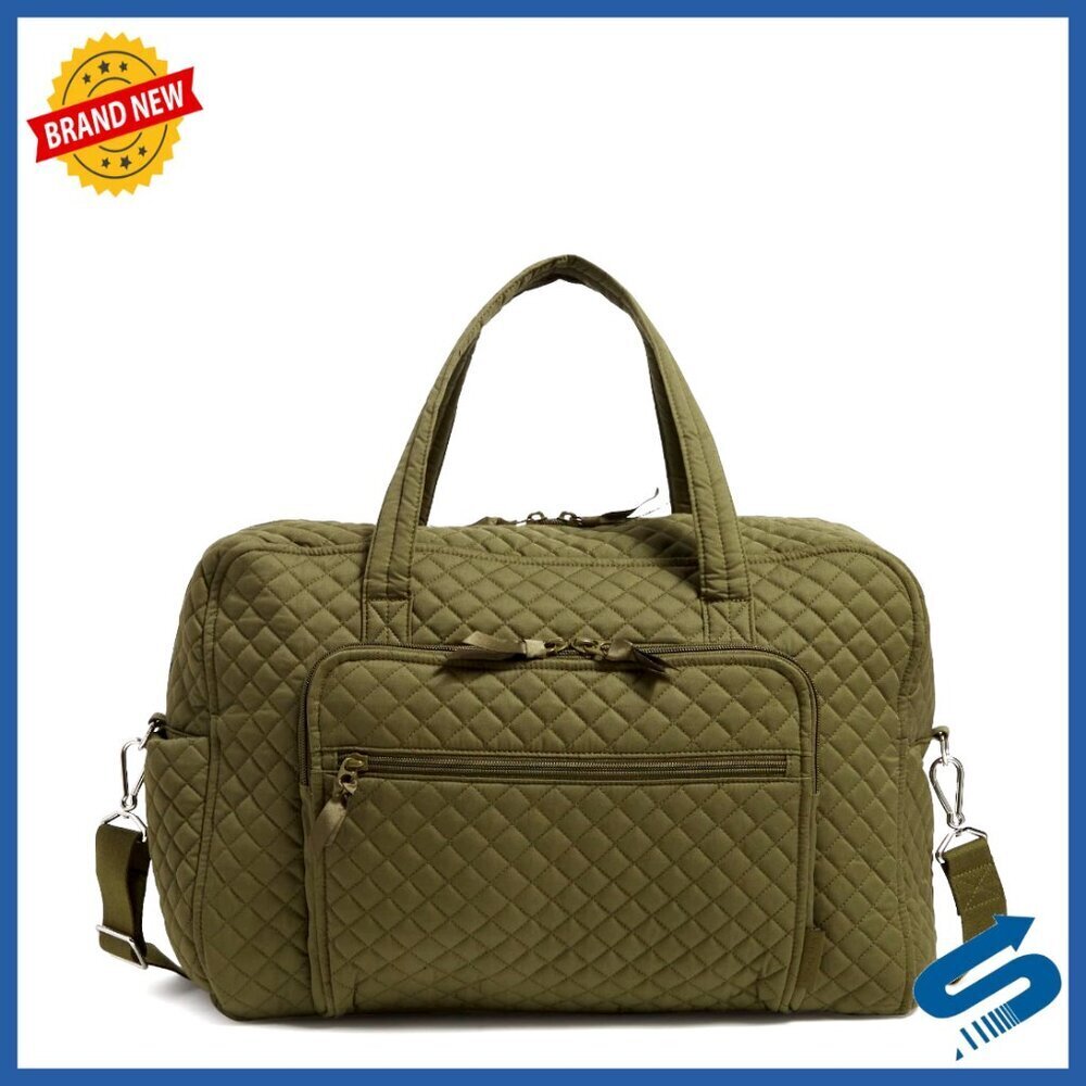Weekender Travel Bag, Recycled Cotton, 30L Capacity, Carry-On Compliant